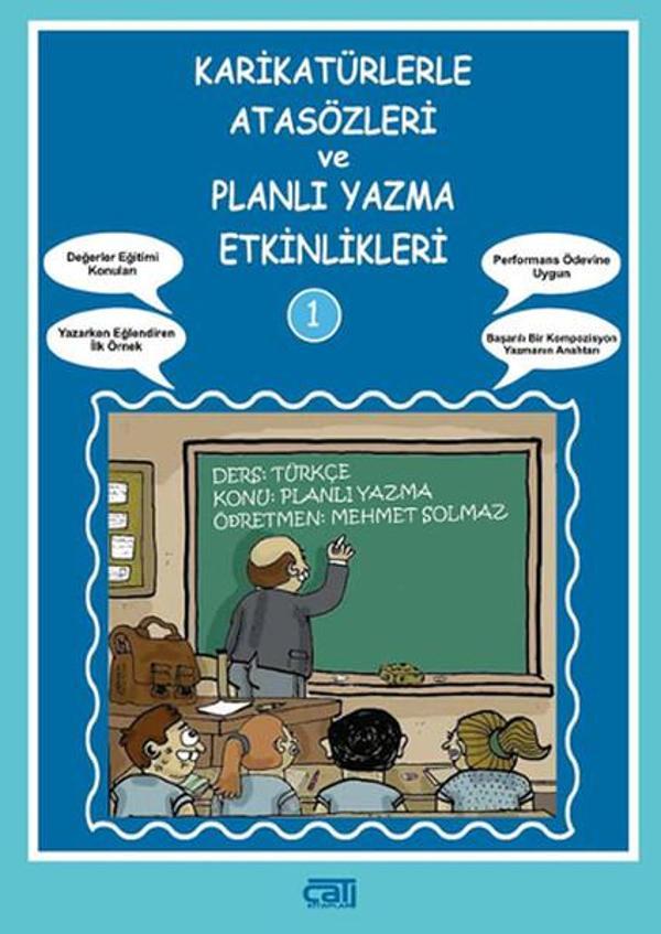 Karikatürlerle Atasözleri ve Planlı Yazma Etkinlikleri 1 - Çatı Kitapları - Image 1