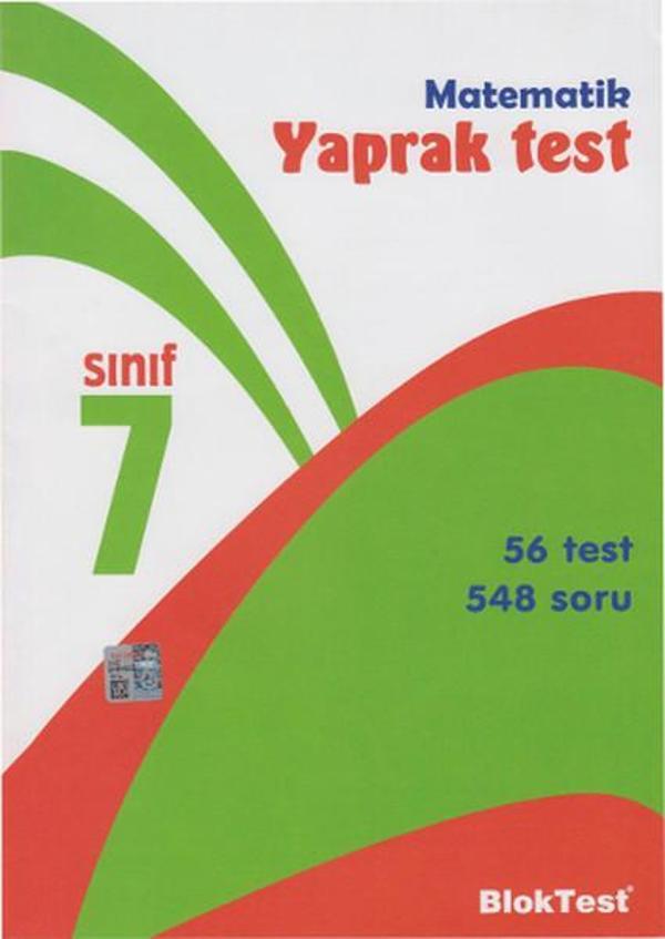 BlokTest 7. Sınıf Matematik Yaprak Test - Bloktest Yayınları - Image 1