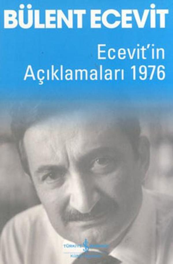 Ecevit'in açıklamaları 1976 - İş Bankası Kültür Yayınları - Image 1