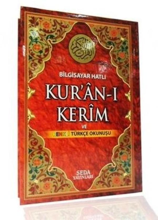 Bilgisayar Hatlı Kur'an-ı Kerim ve Renkli Türkçe Okunuşu (Orta Boy Kod: 131) - Seda Yayınları - Image 1
