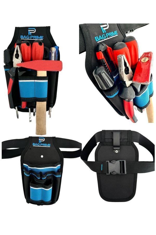 Bel Tipi Alet Çantası, Takım Çantası, Hırdavat Çantası, Bez Takım Çantası Kemer Klipsli, Ustalar ve Teknisyenler - Image 1