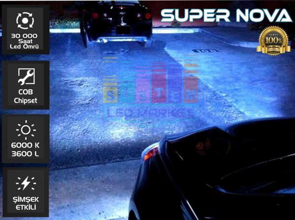 SuperNova Buz Mavi H1 Simsek Etkili Zenon COB Led Xenon Led Headlight - Image 1