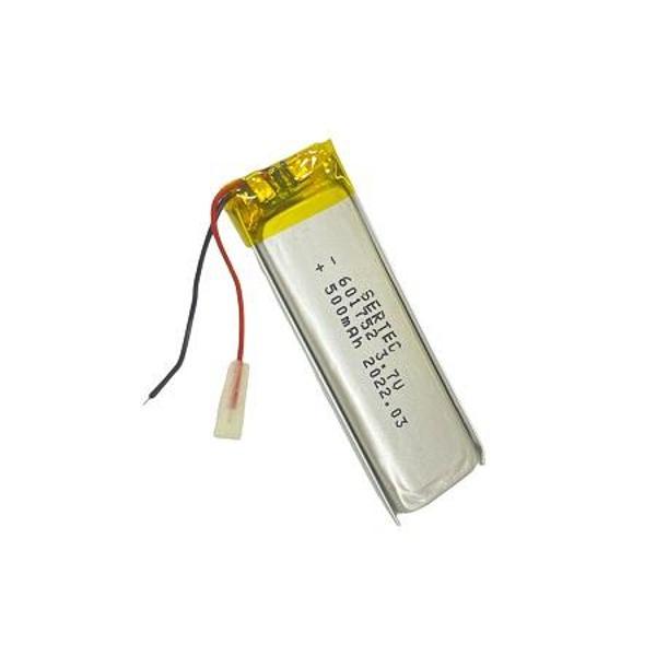 601752 3.7V 500 MAh Li-Polymer Pil Devreli/1.5A - Image 1