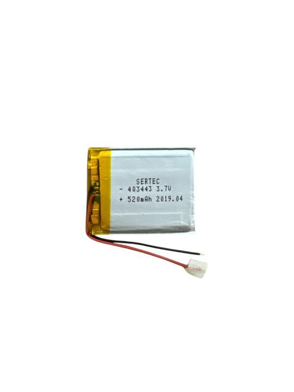 403443 3.7V 520 MAh Li-Polymer Pil Devreli/1.5A - Image 1