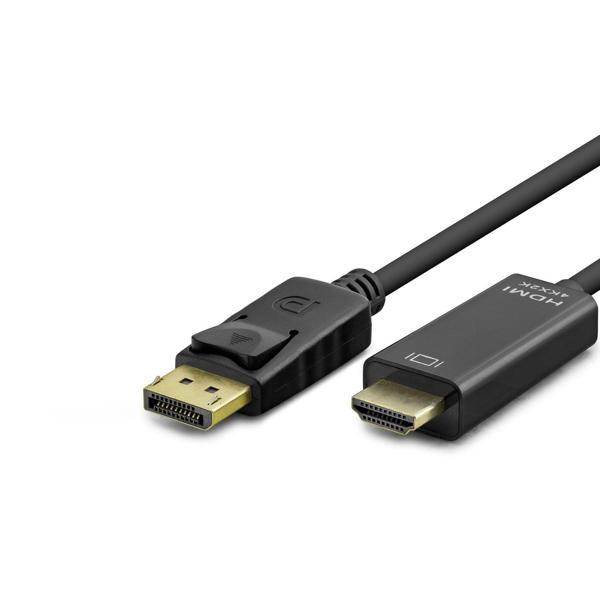 Dısplay To HDMI Kablo 4K 30Hz 3M Siyah HDX7797 - Image 1