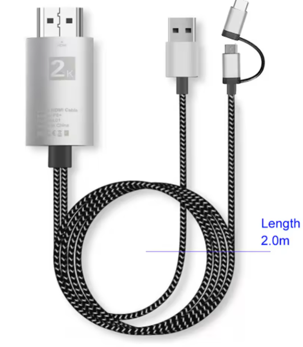 ZR855 P8 2 İn 1 Hdtv Kablo - Image 1