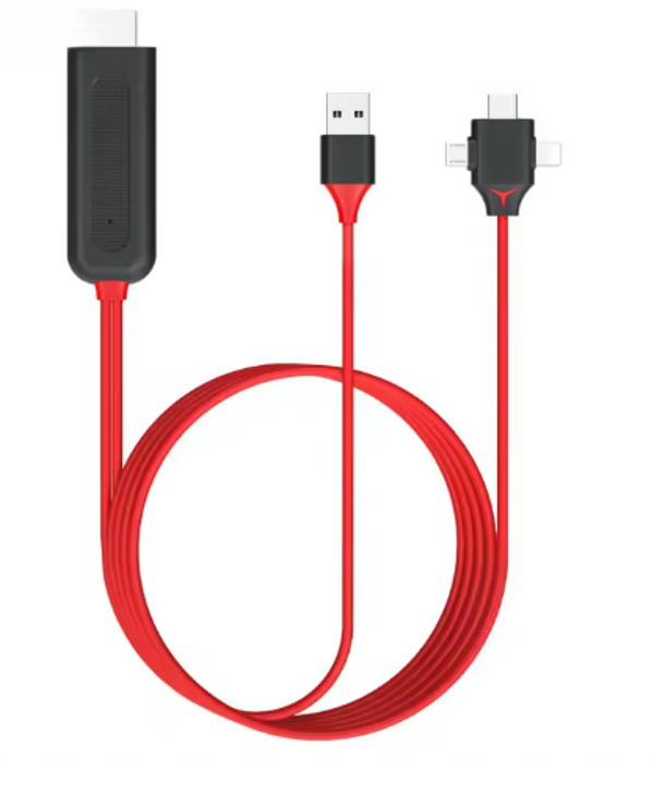 ZR18 3 İn 1 Usb To Hdmı Kablo - Image 1
