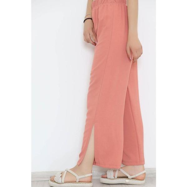 enENSTYLE FASHION BOUTIQUE  Rahat Kalıp  Beli Lastikli Bol Paça Salaş Yazlık Kadın Aerobin Pantolon - Image 1