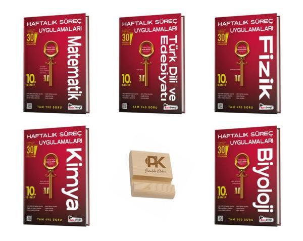 Kafa Dengi 10. Sınıf Matematik Edebiyat Fizik Kimya ve Biyoloji Haftalık Süreç Uygulamaları 5li Set - Kafa Dengi - Image 1