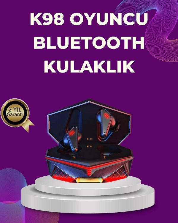 Kablosuz Bluetooth Gaming Kulaklık Led Işıklı - Image 1