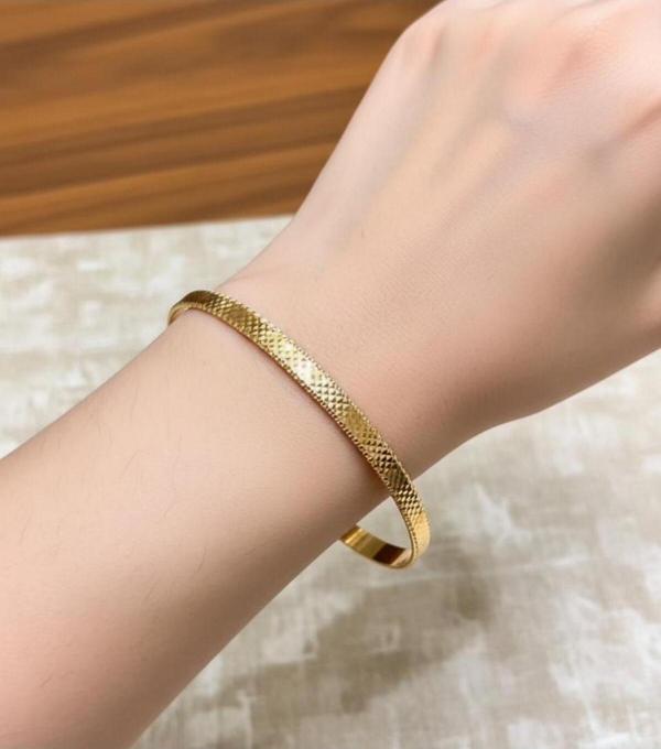 Kuyumcu Nurettin 15 gr (GRAM) Cam Kırığı Çöp Bilezik 22 Ayar Altın Yatırımlık İşçiliksiz Altın