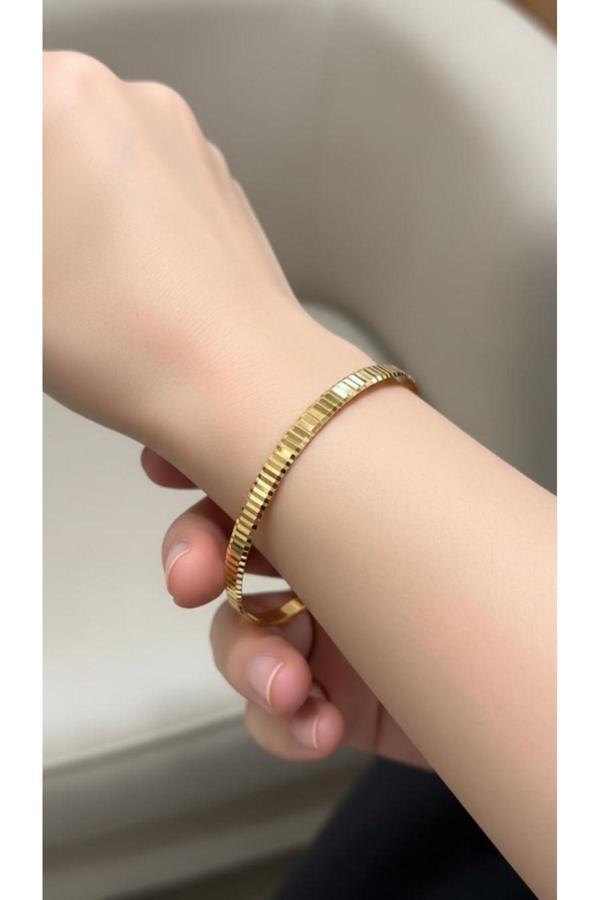 Kuyumcu Nurettin 18 gr (GRAM) İlizyon Çöp Bilezik 22 Ayar Altın Yatırımlık İşçiliksiz Altın