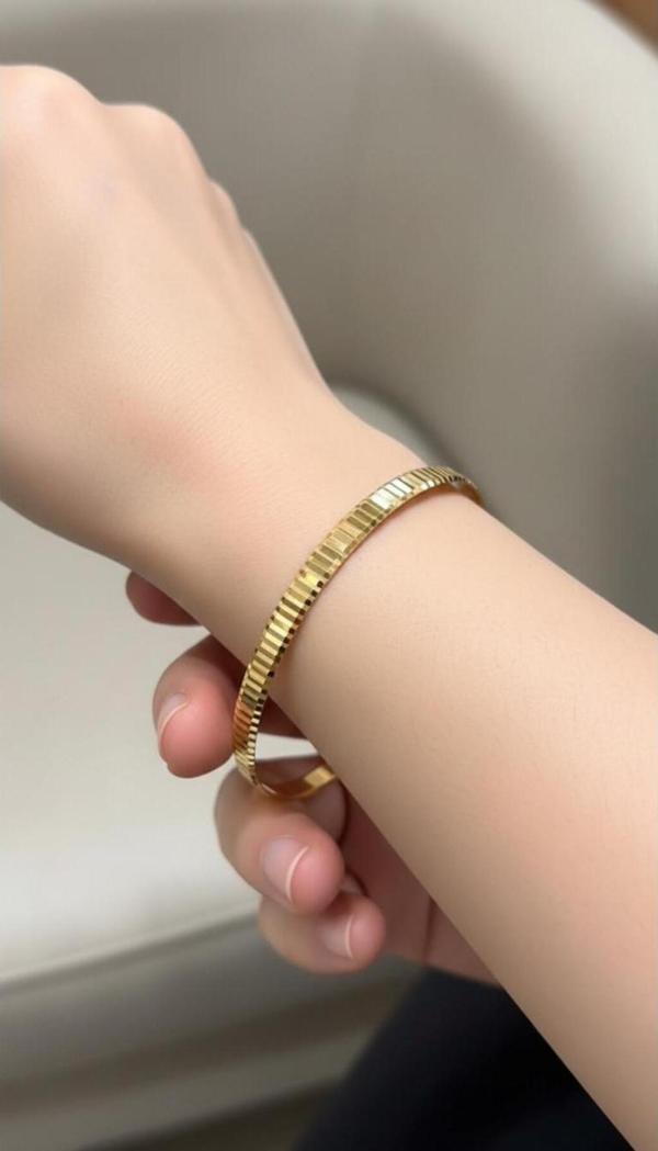 Kuyumcu Nurettin 20 gr (GRAM) İlizyon Çöp Bilezik 22 Ayar Altın Yatırımlık İşçiliksiz Altın