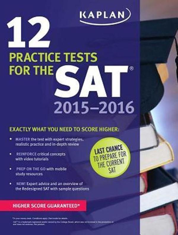 Kaplan 12 Practice Tests for the SAT 2015-2016 - Kaplan - Image 1