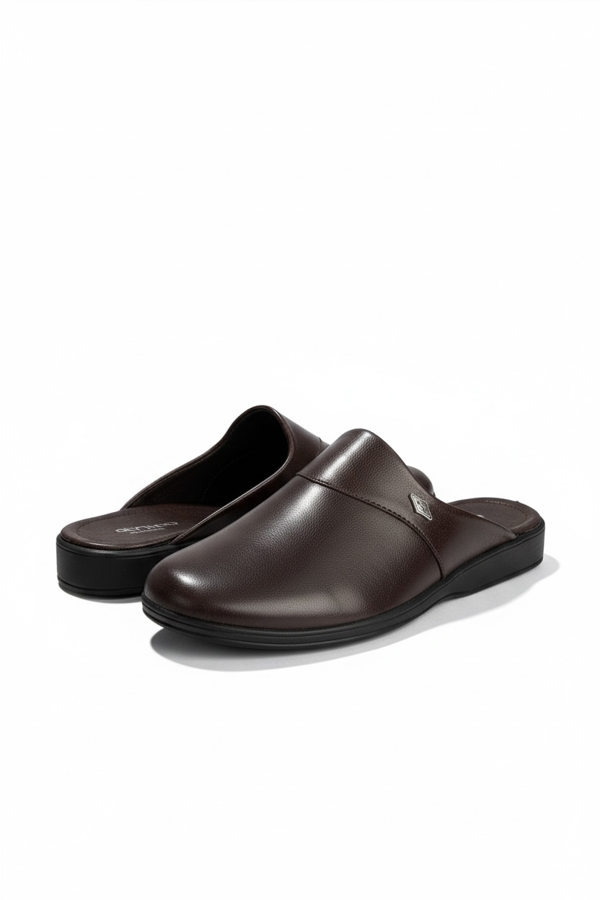 Akınal 3245.M001 Keçi Derisi Erkek Misafir Ev Damat Bohça Çeyizlik Terlik - Image 1