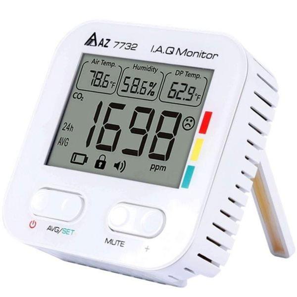 AZ 7732 Karbondioksit Sıcaklık Nem Ölçer | Sadece Pil İle Çalışır - Image 1