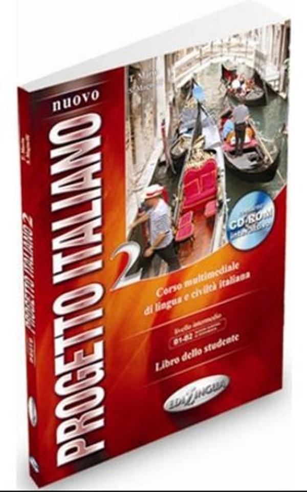 Nuovo Progetto Italiano 2 +CD ROM (İtalyanca Orta ve Orta-Üst Seviye) - Nüans - Image 1
