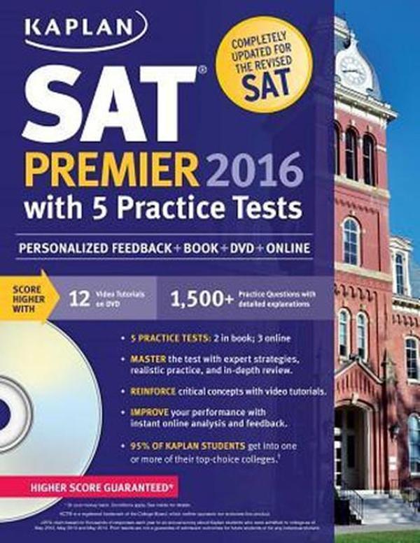 Kaplan New SAT Premier 2016 with 5 Practice Tests - Kaplan - Image 1
