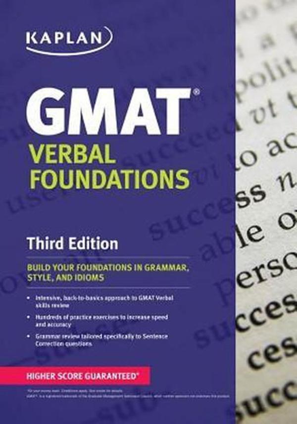 Kaplan GMAT Verbal Foundations - Kaplan - Image 1