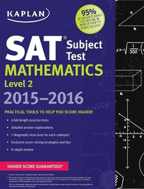 Kaplan SAT Subject Test Mathematics Level 2 2015-2016 - Kaplan - Image 1