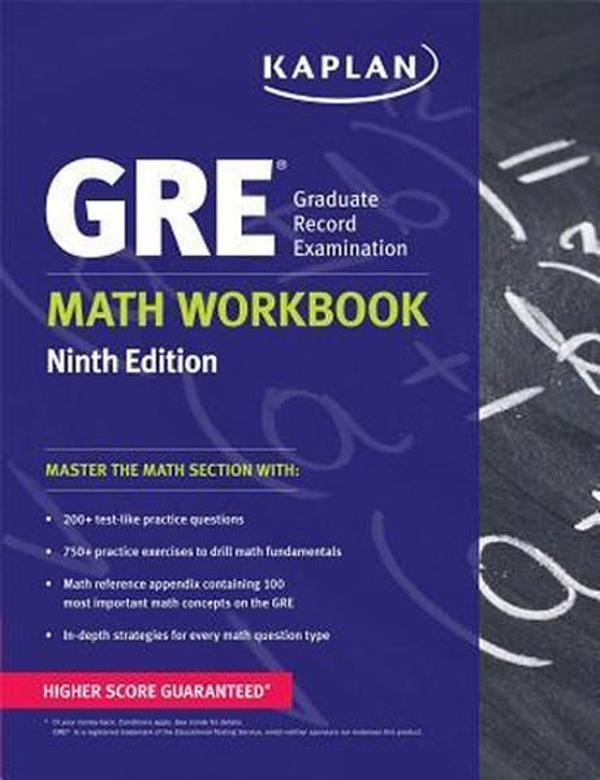 GRE  Math Workbook - Kaplan - Image 1