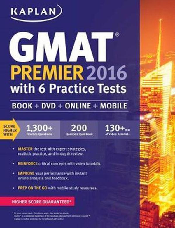 Kaplan GMAT Premier 2016 with 6 Practice Tests - Kaplan - Image 1