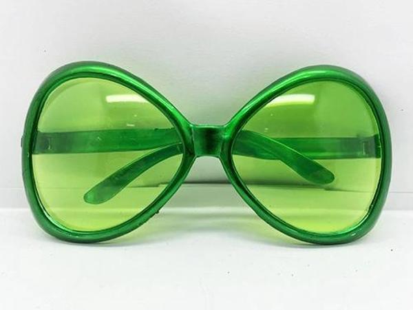 Yeşilçam Temalı Parti Gözlüğü Yeşil Renk 7x16 cm (5365) - Image 1