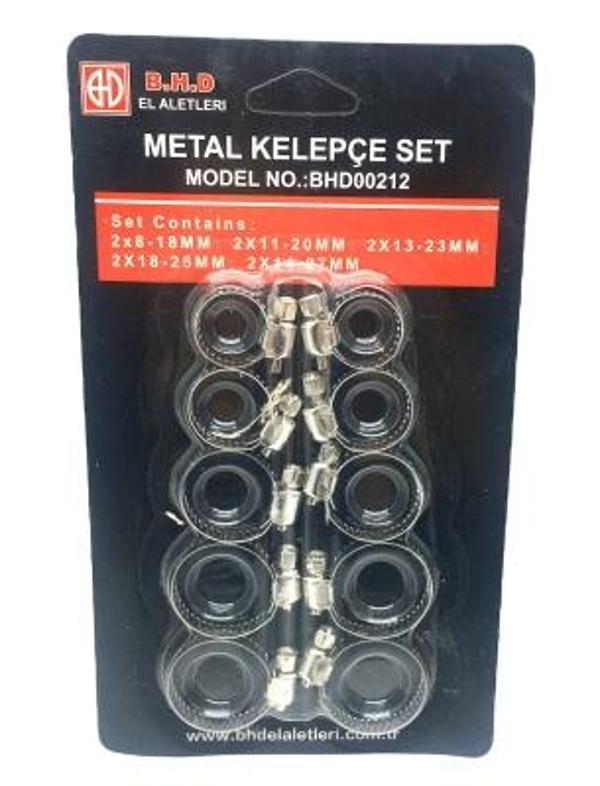 10 PARÇA  METAL HORTUM KELEPÇESİ SET (5365) - Image 1