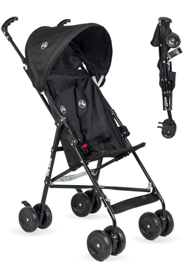 Maxi Taxi MT 0037 Lite Pratik Baston Bebek Arabası - Siyah - Image 1