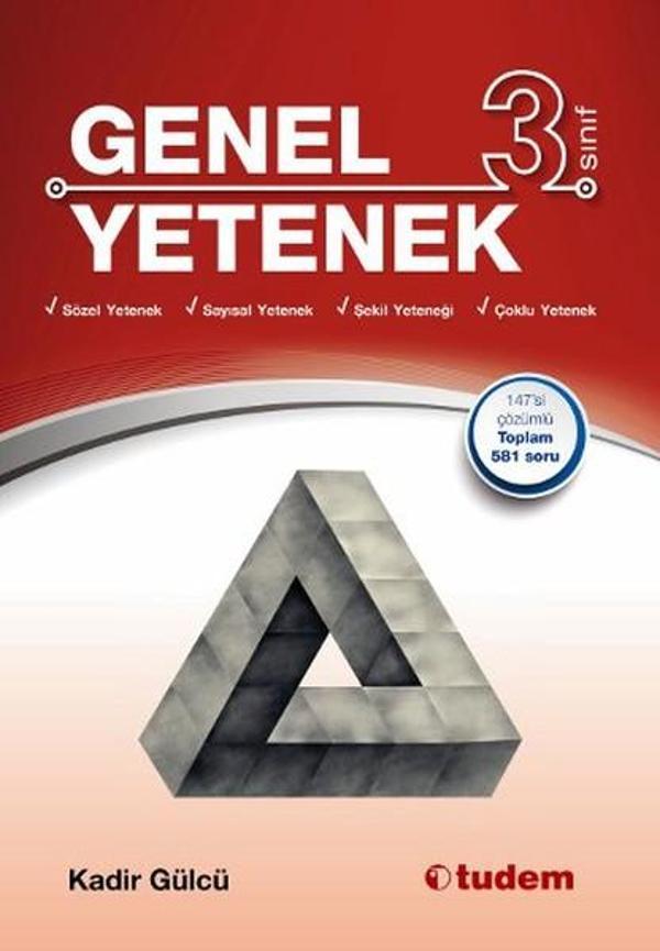 3. Sınıf Genel Yetenek - Tudem Yayınları - Ders Kitapları - Image 1