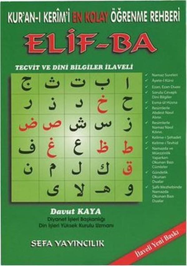 Kur'an-ı Kerim'i En Kolay Öğrenme Rehberi Elif-ba - Sefa Yayıncılık - Image 1