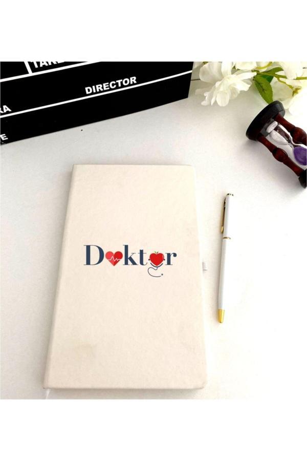 Doktor Baskılı Defter Kalem Seti 1 - Image 1