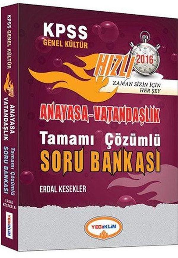 Yediiklim KPSS Genel Kültür Anayasa Vatandaşlık Tamamı Çözümlü Soru Bankası - Yediiklim Yayınları - Image 1