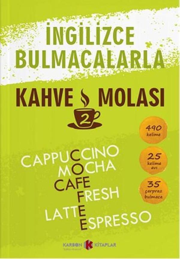 İngilizce Bulmacalarla Kahve Molası 2 - Karbon Kitaplar - Image 1