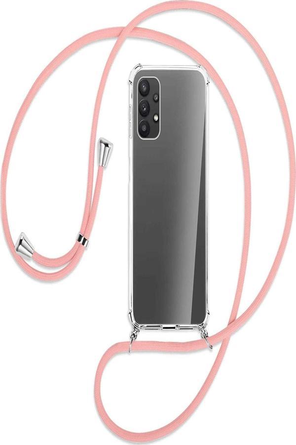 Teknomoda Samsung Galaxy A53 Kılıf Boyun Omuz Askılı Ipli Şeffaf Silikon - Image 1