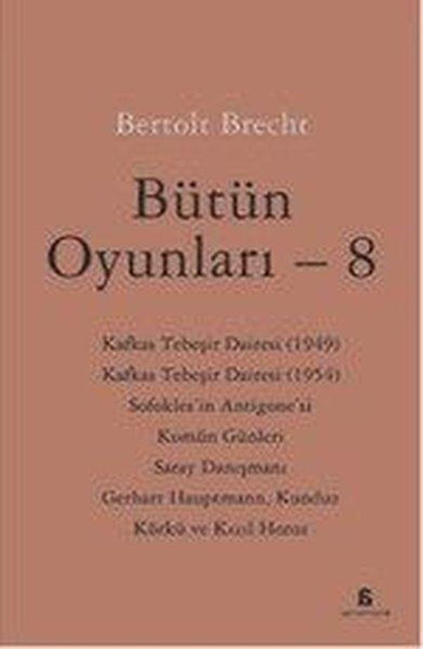 Bütün Oyunları Cilt 8 - Mitos Boyut Yayınları - Image 1