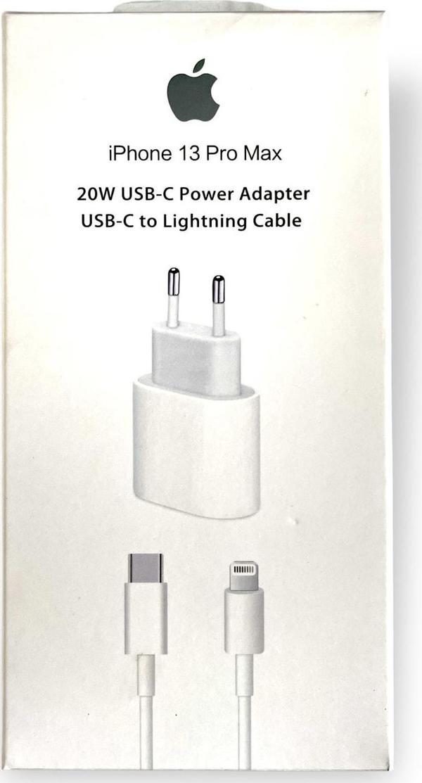 Nefa Apple Iphone 13 Pro Max 20w Hızlı Şarj Aleti Seti Usb-c - Image 1