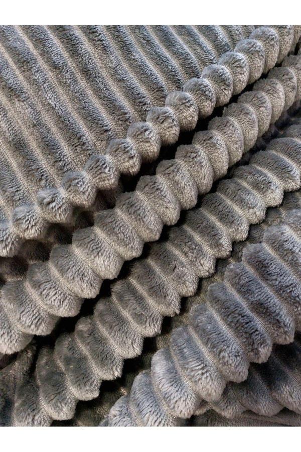 Mrvhome Wellsoft Tv Battaniyesi Tek Kişilik Battaniye Antrasit - Image 1