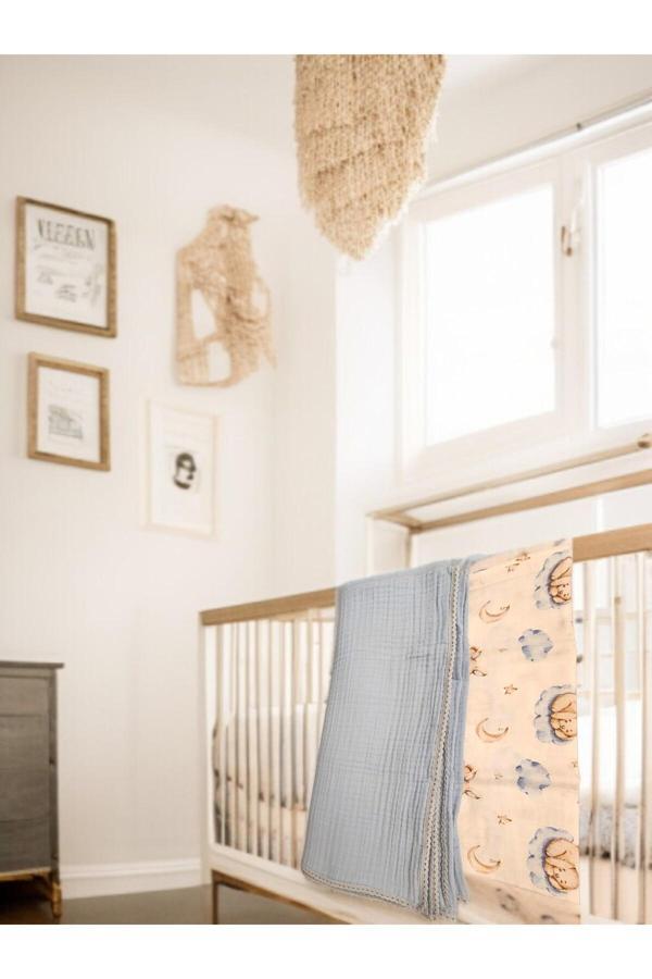 Mrvhome 4 Katlı Ve 2 Katlı Müslin Battaniye 100% Organik Pamuk - Image 1