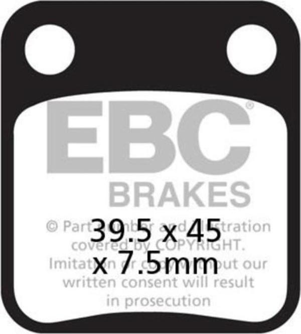 EBC FA054TT HONDA CG125/150 CARBON ÖN FREN BALATASI - Image 1