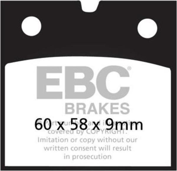 EBC FA077 BMW R80 , R850 R100GS 84-96 ÖN FREN BALATASI - Image 1