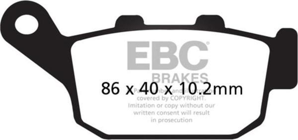 EBC FA140V HONDA CBR500 R , NT650 DAUVILLE 98-01 NC700S/X NonABS12-13 ,XL700 TRANS - Image 1