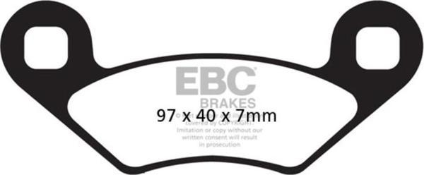 EBC FA159R POLARIS ÖN ARKA SINTER OFFROAD FREN BALATASI - Image 1
