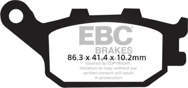 EBC FA174HH HONDA AFRICA TWIN , VERSYS1000 , CBF-CBR600-1000 SINTER ARKA FREN BALAT - Image 1