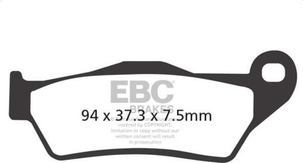 EBC FA181HH KTM 1050/1090/1190/1290 SINTER ARKA FREN BALATASI - Image 1