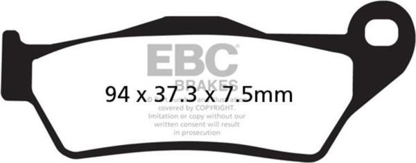 EBC FA181R KTM EXC, HUSQVARNA SINTER OFFROAD ÖN FREN BALATASI - Image 1