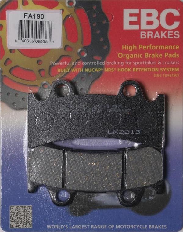 EBC FA190 YAMAHA YZF750R  93-97 , FZR1000 EX 94-95 ÖN FREN BALATASI - Image 1