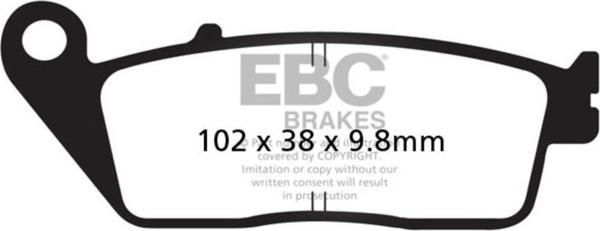 EBC FA196HH HONDA NC 750 SİNTER ÖN FREN BALATASI - Image 1