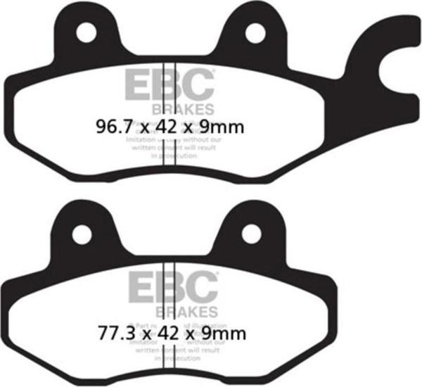 EBC FA197 BAJAJ 250 ÖN , KAWASAKİ NINJA/SL 250 15-16 ÖN ARKA FREN BALATASI - Image 1