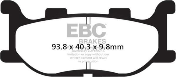 EBC FA199 YAMAHA MAJESTY 400 05-13, TMAX500 04-07 ORGANİK ÖN FREN BALATASI - Image 1
